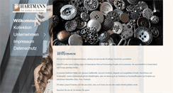 Desktop Screenshot of hartmann-knoepfe.de