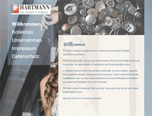 Tablet Screenshot of hartmann-knoepfe.de